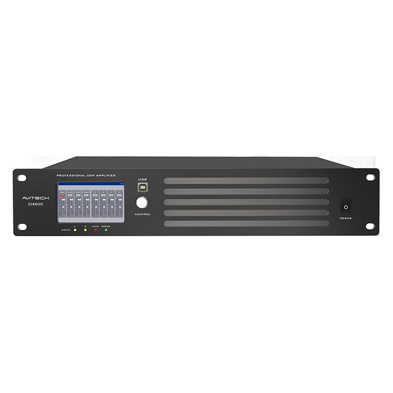 4ch 600 W zesilovač Dante DSP